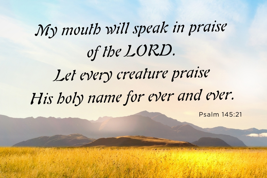 Psalm 145:21